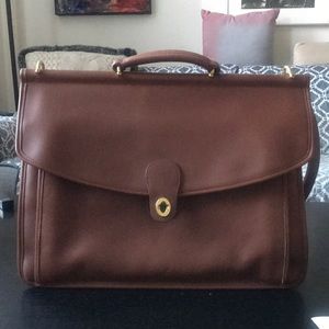 Coach leather Beekman briefcase